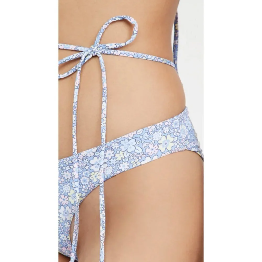 💕FRANKIES BIKINIS💕 Foxy Cheeky Bikini Bottom ~ Springtime Floral Print XL NWT